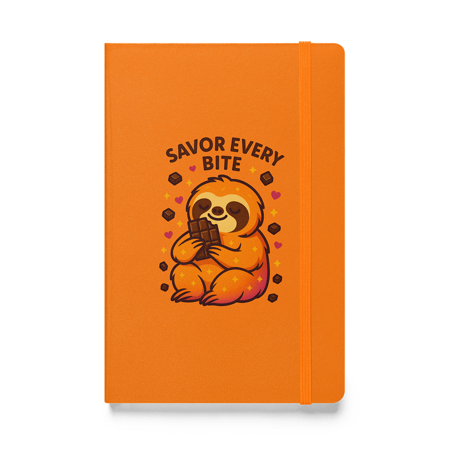 Savor Every Bite – Funny Sloth Chocolate Journal | Sloths Having Snacks Collection product image (1)