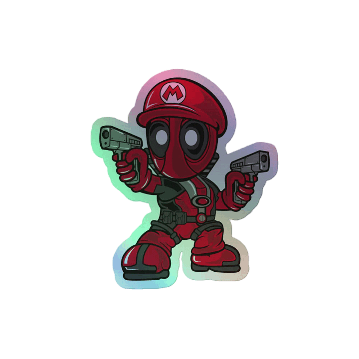mario pool sticker holo product image (2)