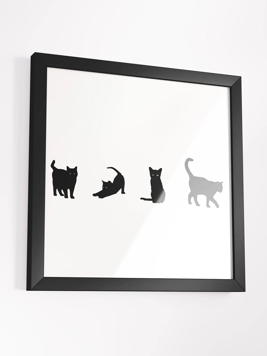 Little Black Cats Framed Poster product image (3)