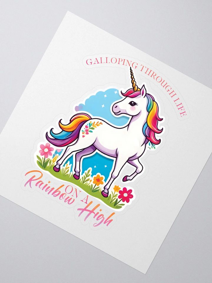 Rainbow Unicorn Stickers product image (6)