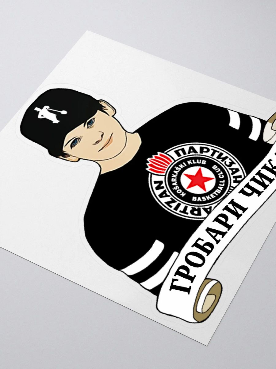 Grobari Čikago KK Partizan Kiss Cut Stickers product image (3)