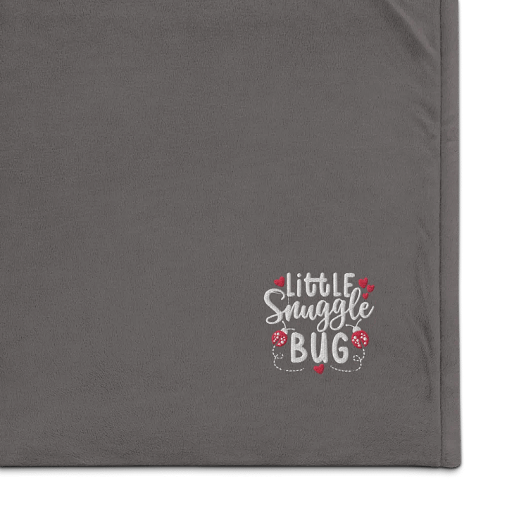 'Little Snuggle Bug' Premium Sherpa Blanket product image (4)