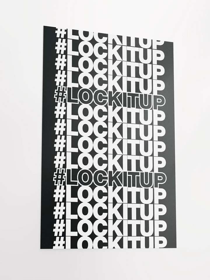 #LOCKITUP Repeater - Poster (Black) product image (2)