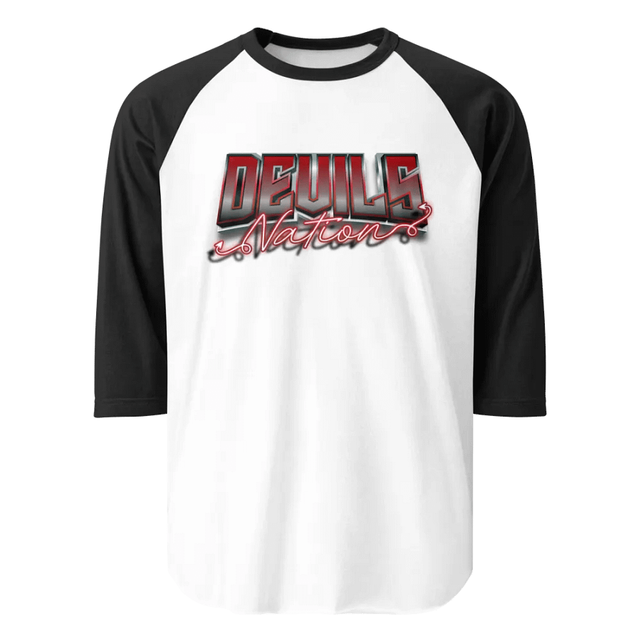 Devils Nation Retro - Tultex Fine Jersey Raglan Tee product image (7)