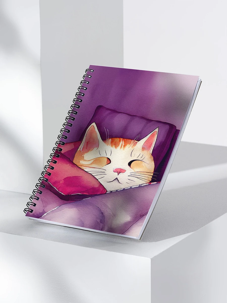 Face of Contentment - Cat Spiral Notebook product image (3)