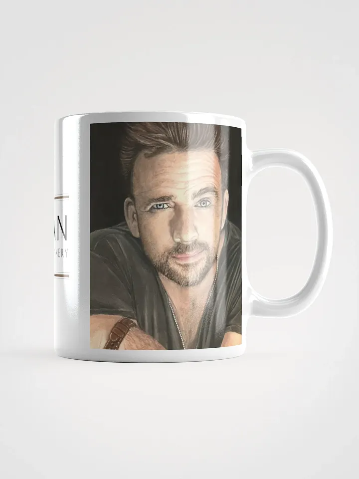 The Lifted Brow – Sean Patrick Flanery Pastel Portrait Mug (11 oz) product image (1)