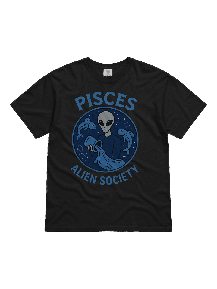 Pisces Alien Society Cotton Tee product image (1)