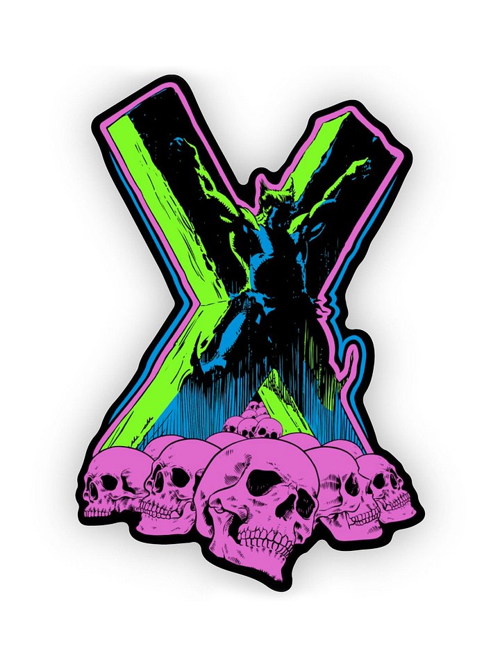 Wolverine X-Men #251 Neon Colors Sticker product image (1)