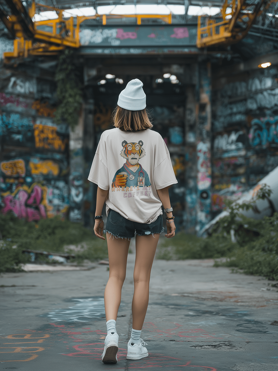 Funny Nurse Shirt, Coffee Tiger Tee product image (4)