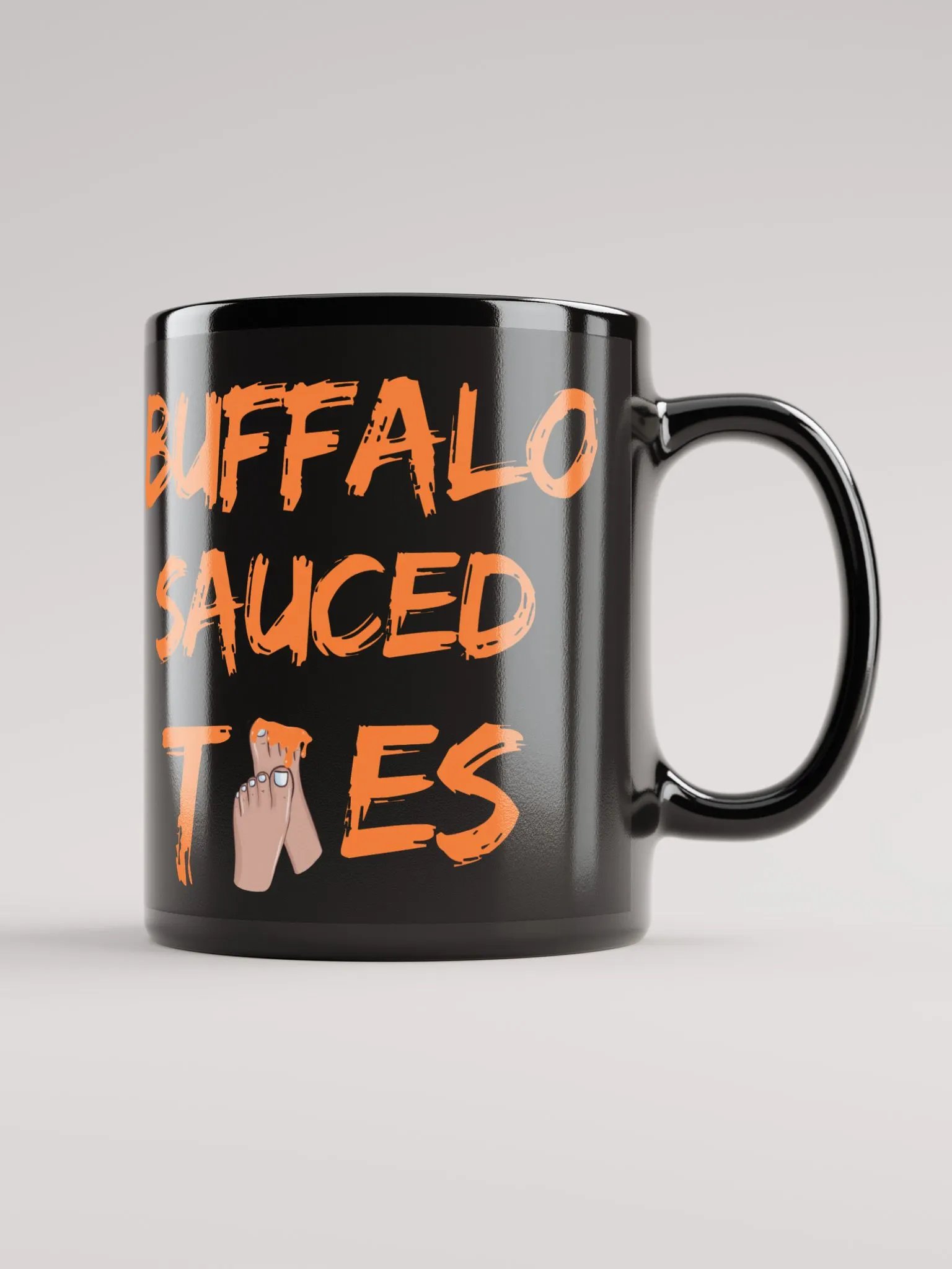 BST text mug gloss black product image (1)