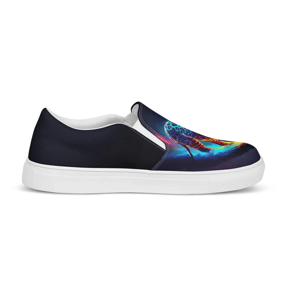 Colorful Leopard All Over Print Slip On Shoes product image (9)