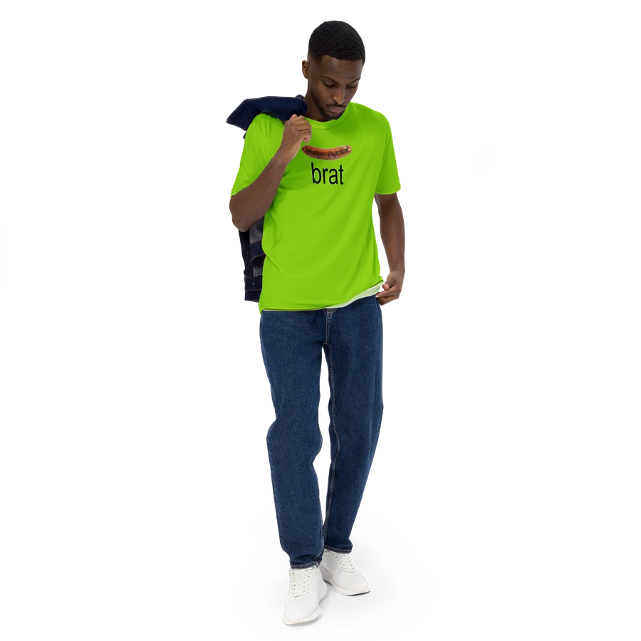 brat(wurst) lime green T-shirt product image (4)