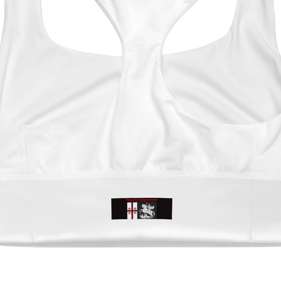 White Serenity Longline Sports Bra product image (12)