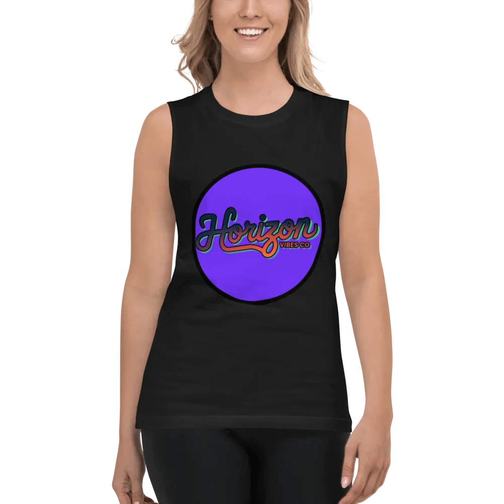 Gradient Script Muscle Tank - Horizon Vibes Co product image (4)