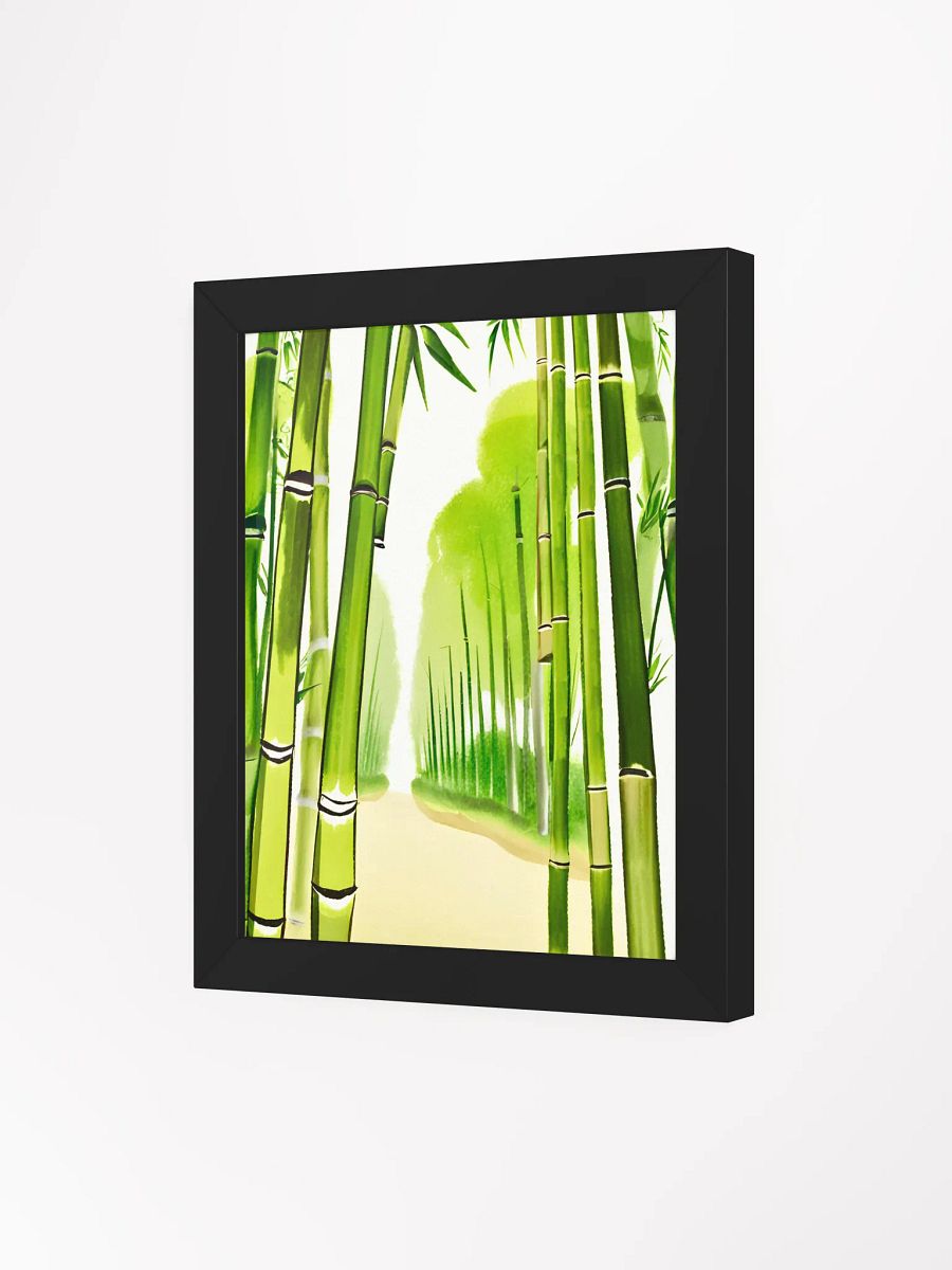 Tranquil Bamboo Haven Matte Poster product image (22)