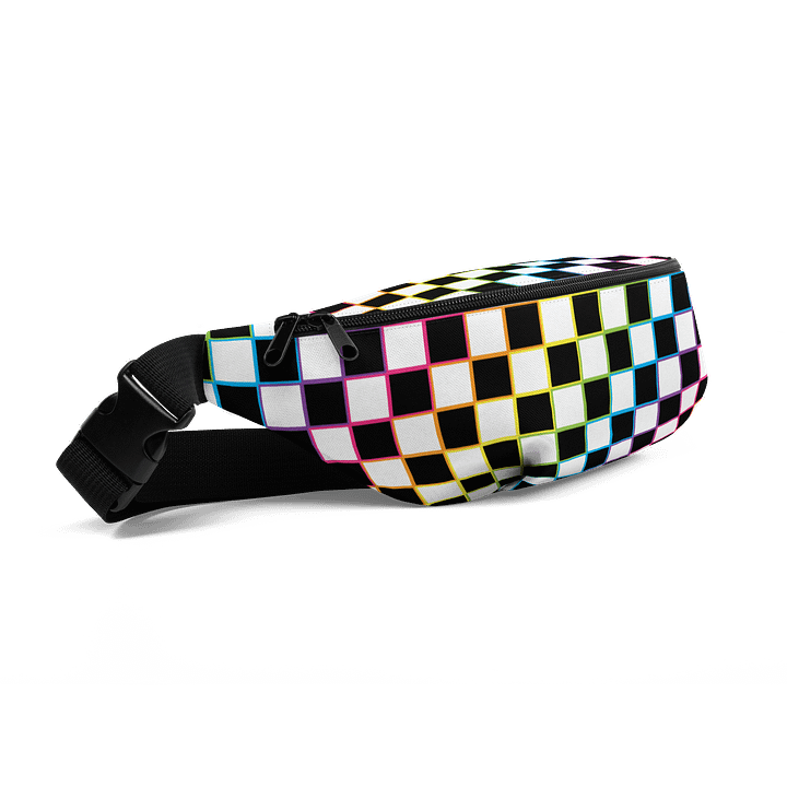 Rainbow Checkered Fanny Pack product image (2)
