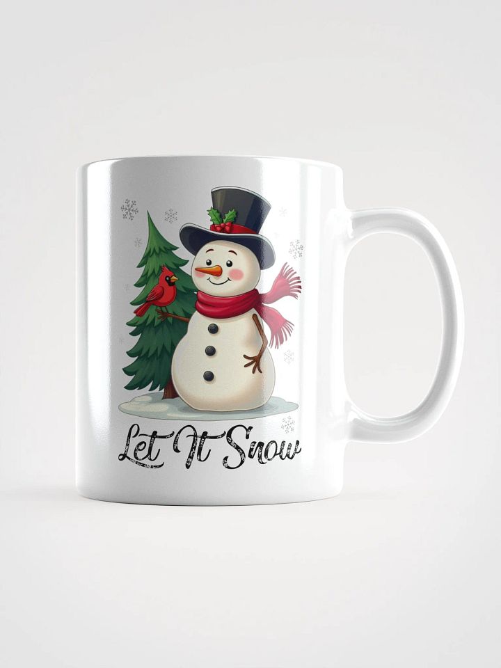 Let It Snow - Snowman with Cardinal Mug product image (1)
