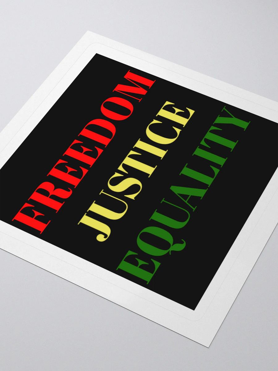 Freedom, Justice, Equality Sticker Set product image (5)
