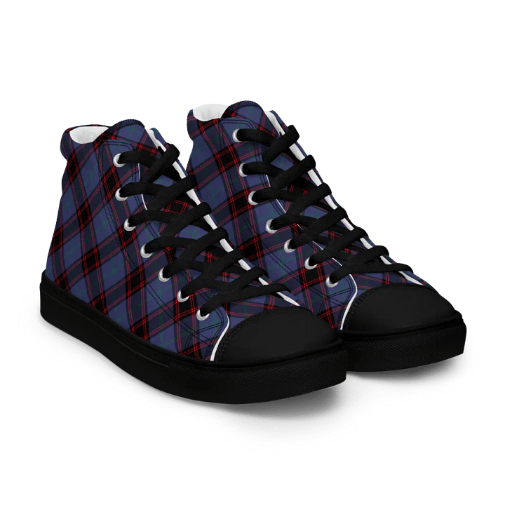 Rutherford Tartan Men's High Top Shoes product image (1)