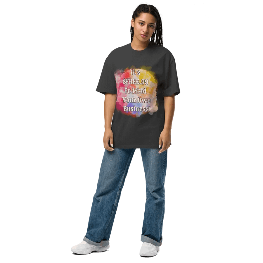 $FREE.99 Oversized T-Shirt product image (7)
