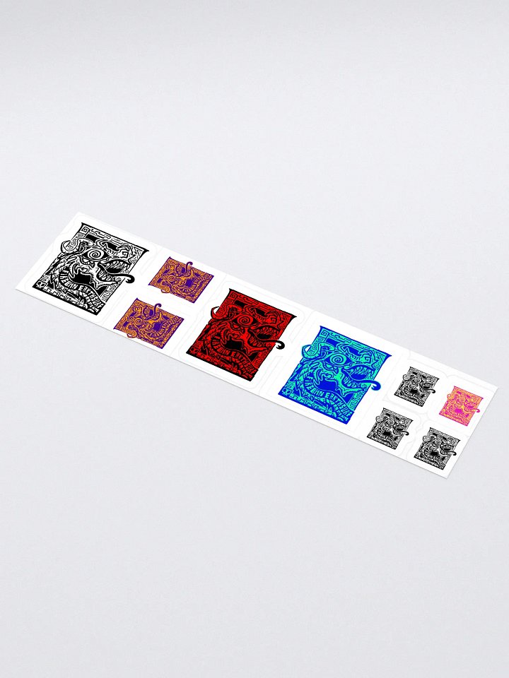 spiral dragon sticker sheet product image (1)