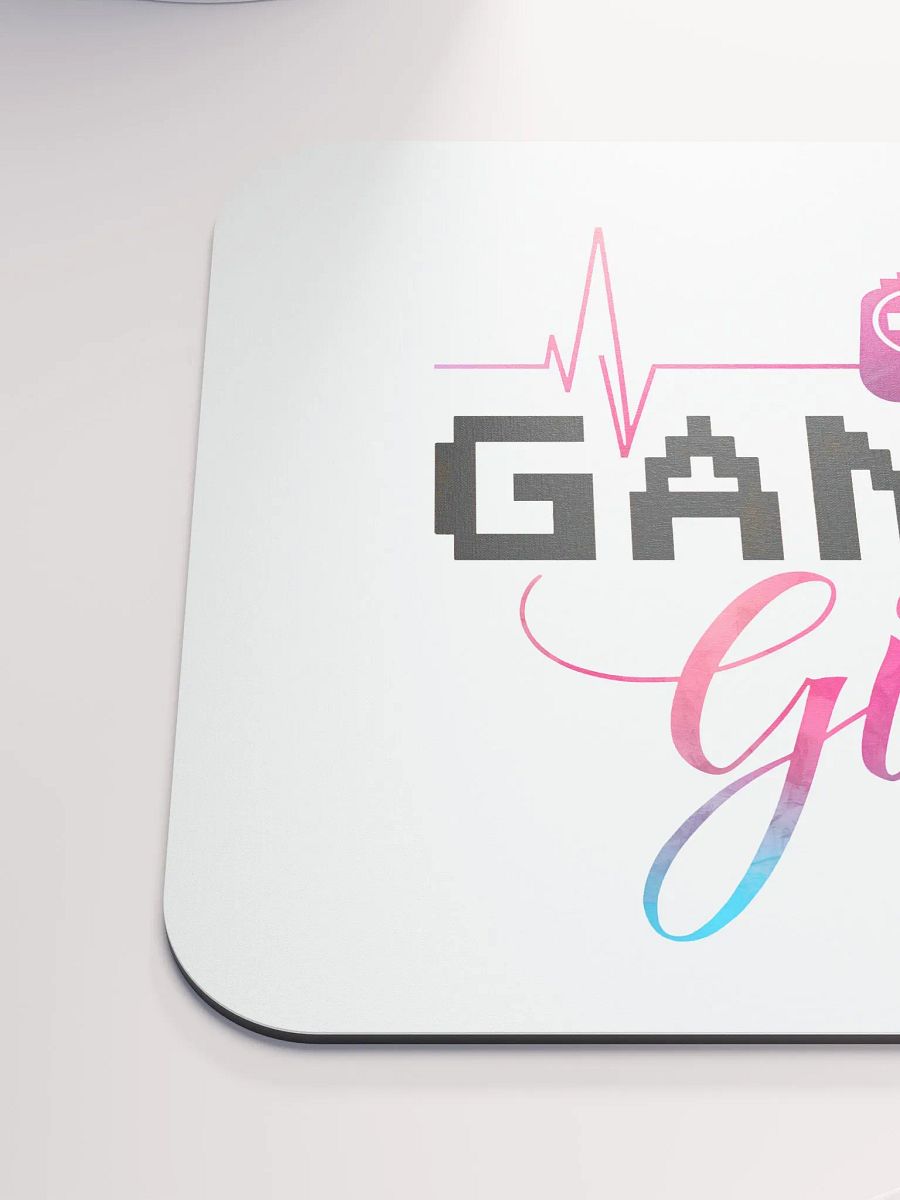 Heartbeat Gamer Girl Mouse Pad product image (6)