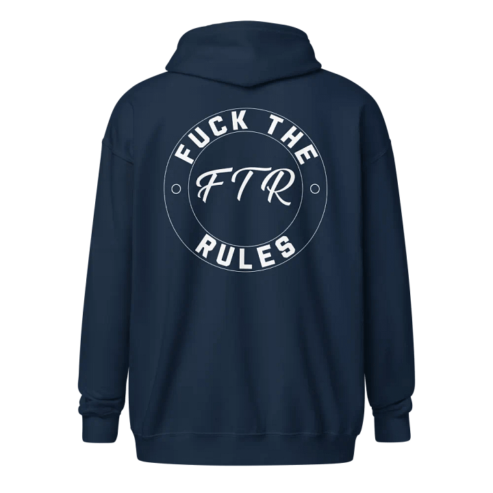 FTR White - Zip-up Hoodie product image (1)