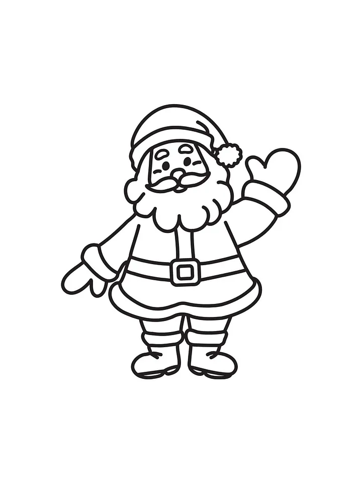 Printable Christmas Colouring Book product image (2)