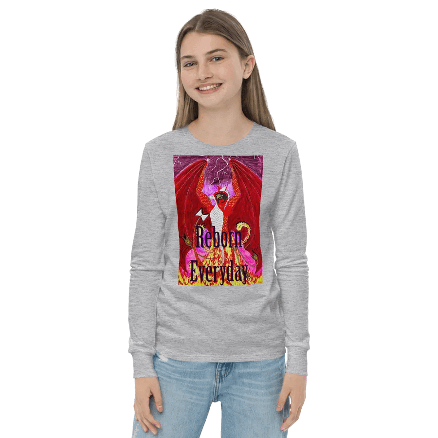 Reborn Everyday Dragon Youth Long Sleeve Tee product image (21)