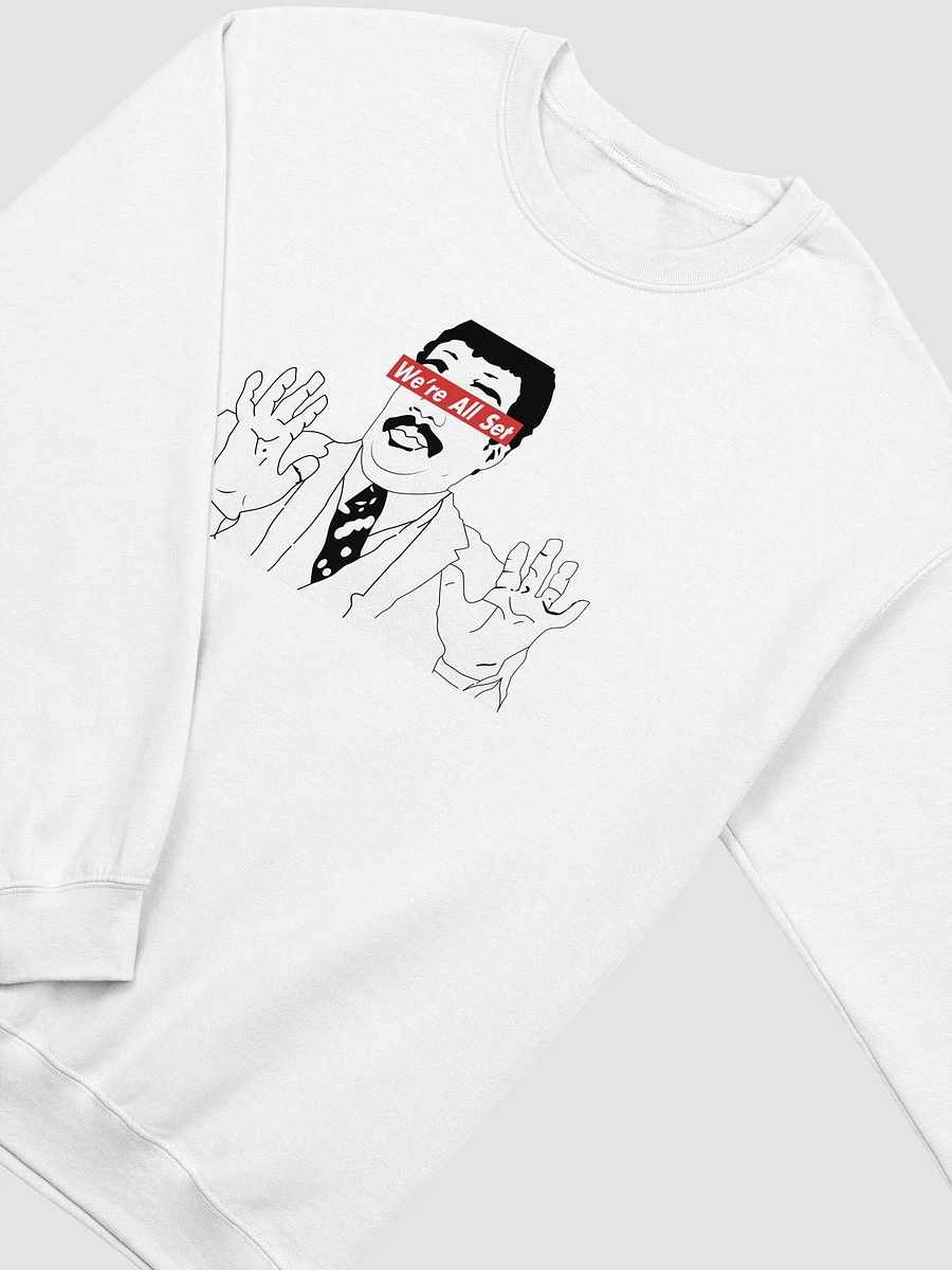 We're All Set Classic Crewneck White product image (1)