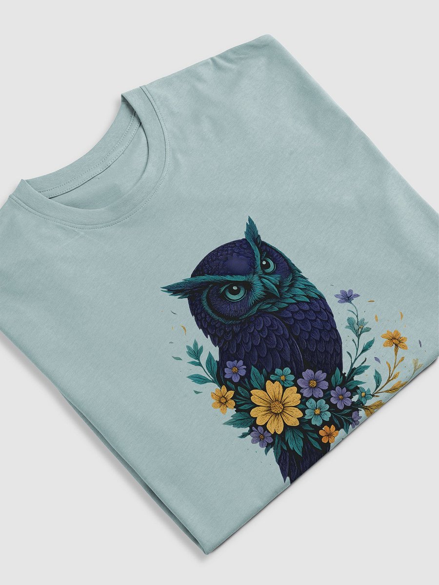 Naturecore Owl T-Shirt With Wildflower Meadow And Rustic Charm product image (63)