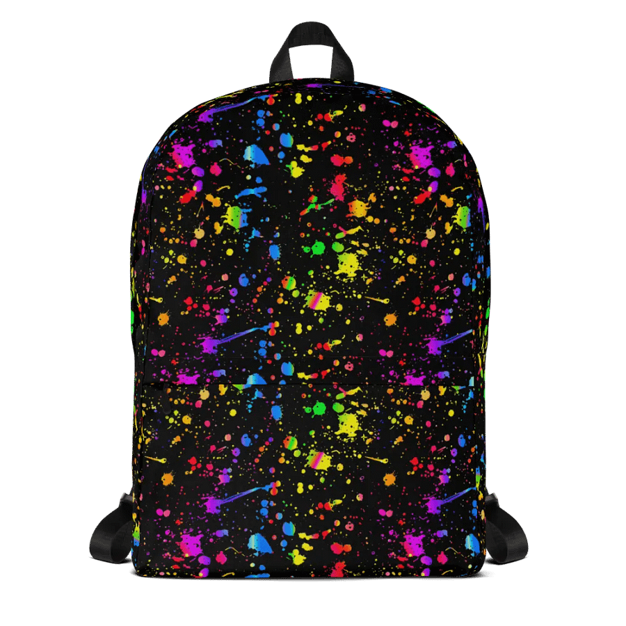 Neon Splatter Burst Backpack product image (9)