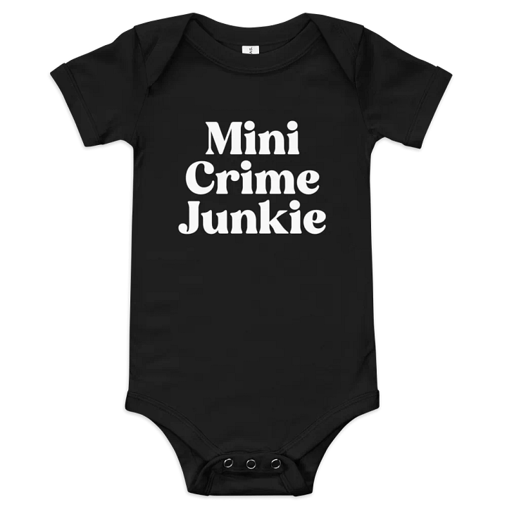 Mini Crime Junkie Onesie product image (1)