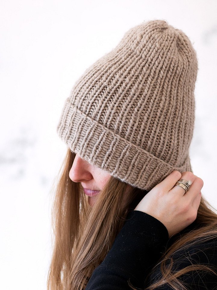 Classic Rib Stitch Hat for Beginners - Loyal product image (1)