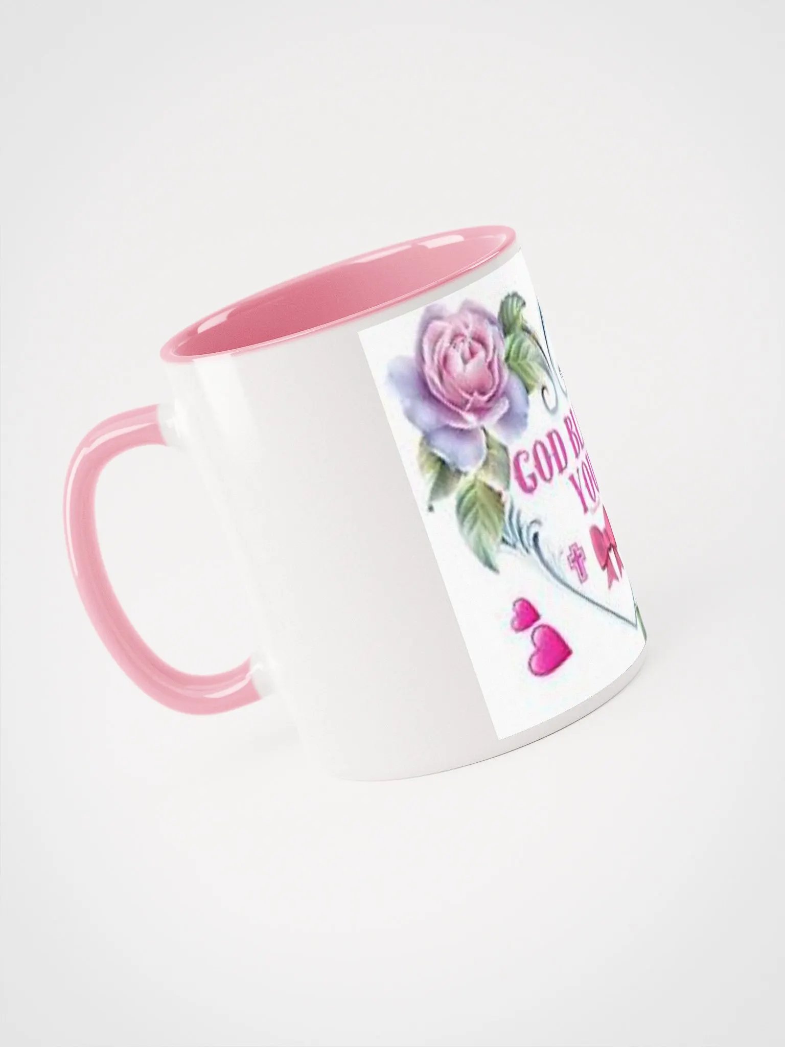 Pink and White Mug product image (3)