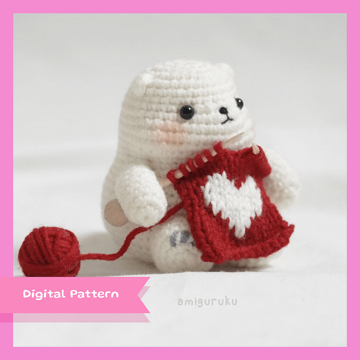 Shiro The Knitting Bear - PDF Pattern product image (2)