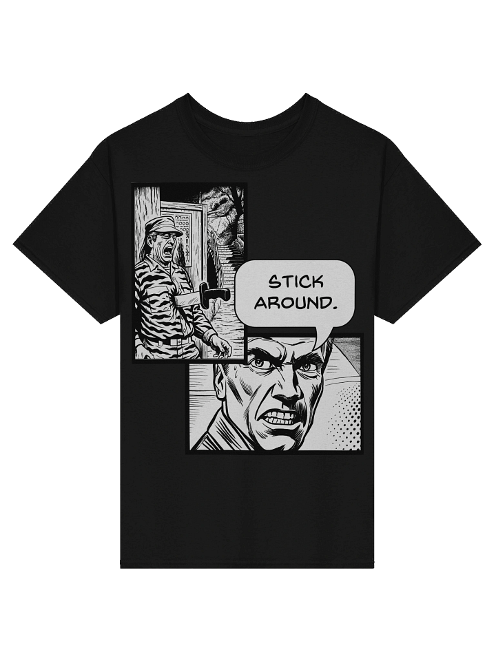 Predator inspired Stick Around Scene Tee product image (1)
