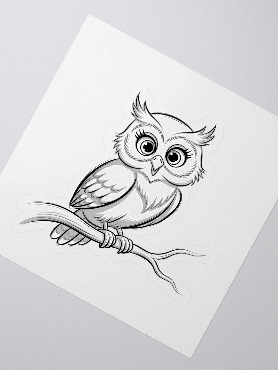 Whimsical Owl Perch Stickers product image (2)