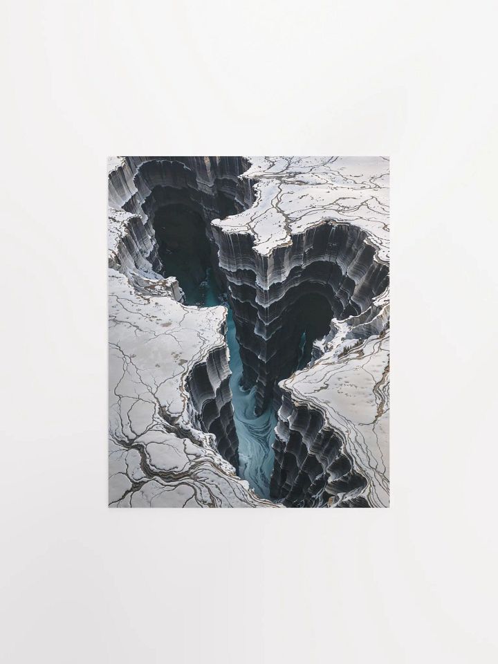 Frozen Abyss Matte Poster product image (5)