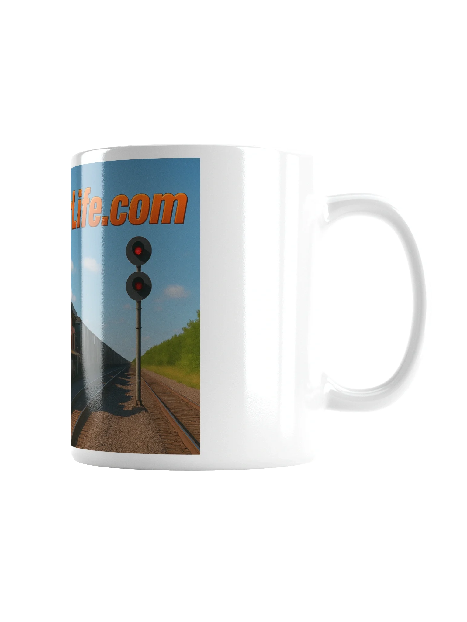 RailFan For Life Mug Full Color product image (2)