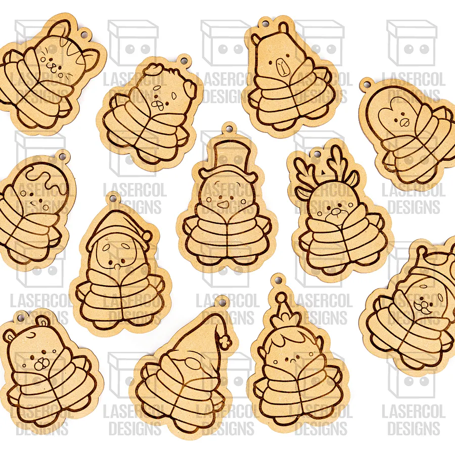 Christmas Ornaments - Laser Cut Files product image (8)