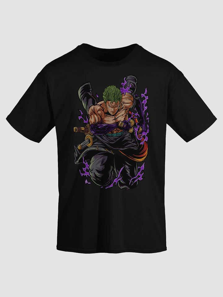 One Piece – Roronoa Zoro Dynamic Front & Wanted Poster Back T-Shirt product image (1)