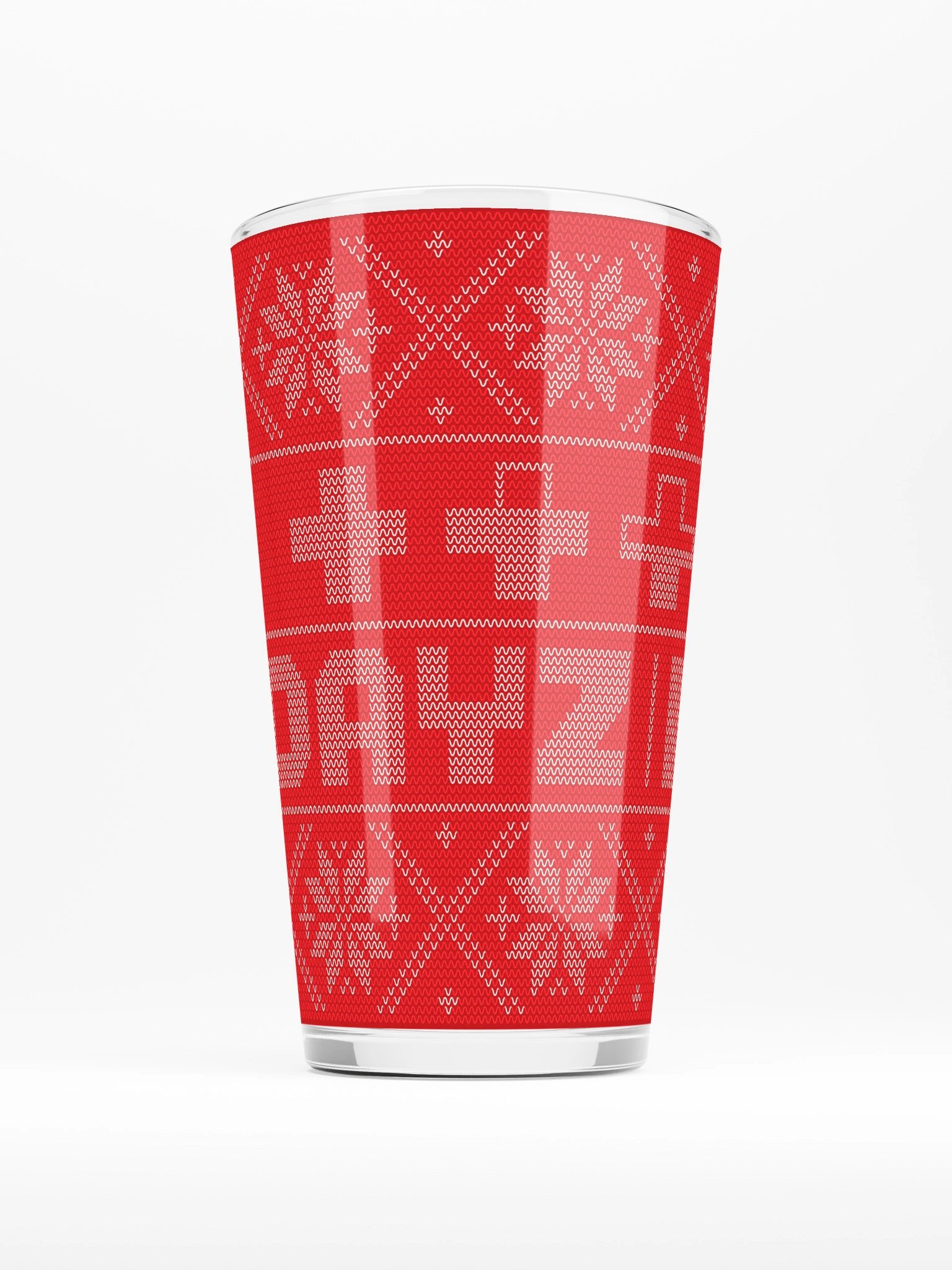 HappyBombs Festive Knit Pint Glass product image (2)