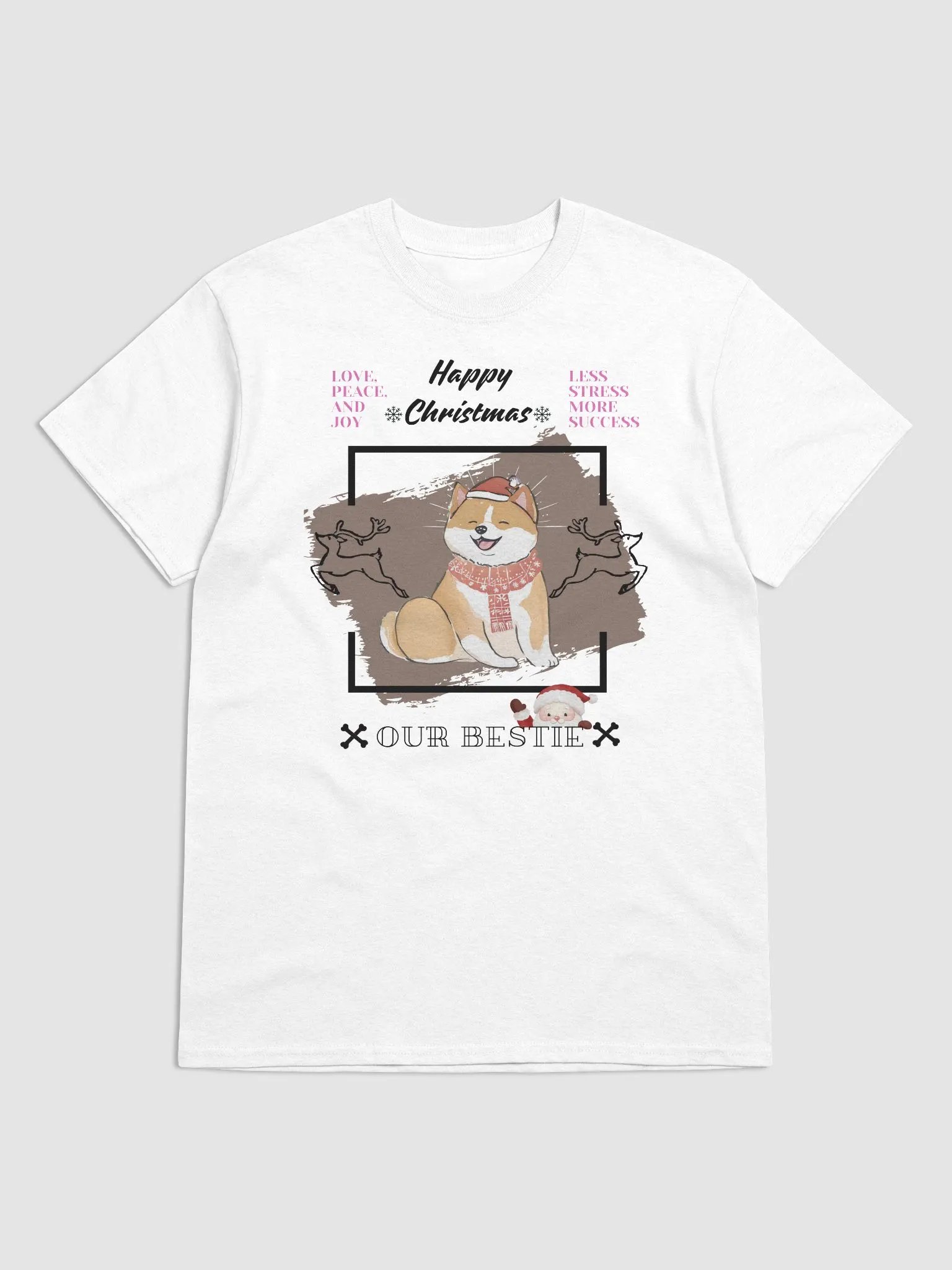 Festive Shiba Inu Santa T-Shirt product image (67)