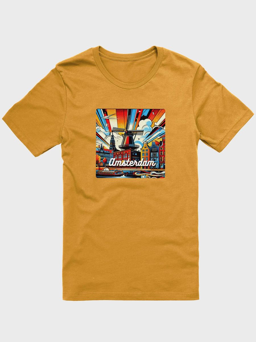 Bella+Canvas Supersoft T-Shirt | AI Design amsterdam city product image (2)