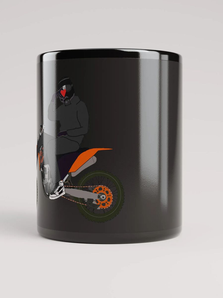 Heart-hand on Bike Black Mug product image (6)