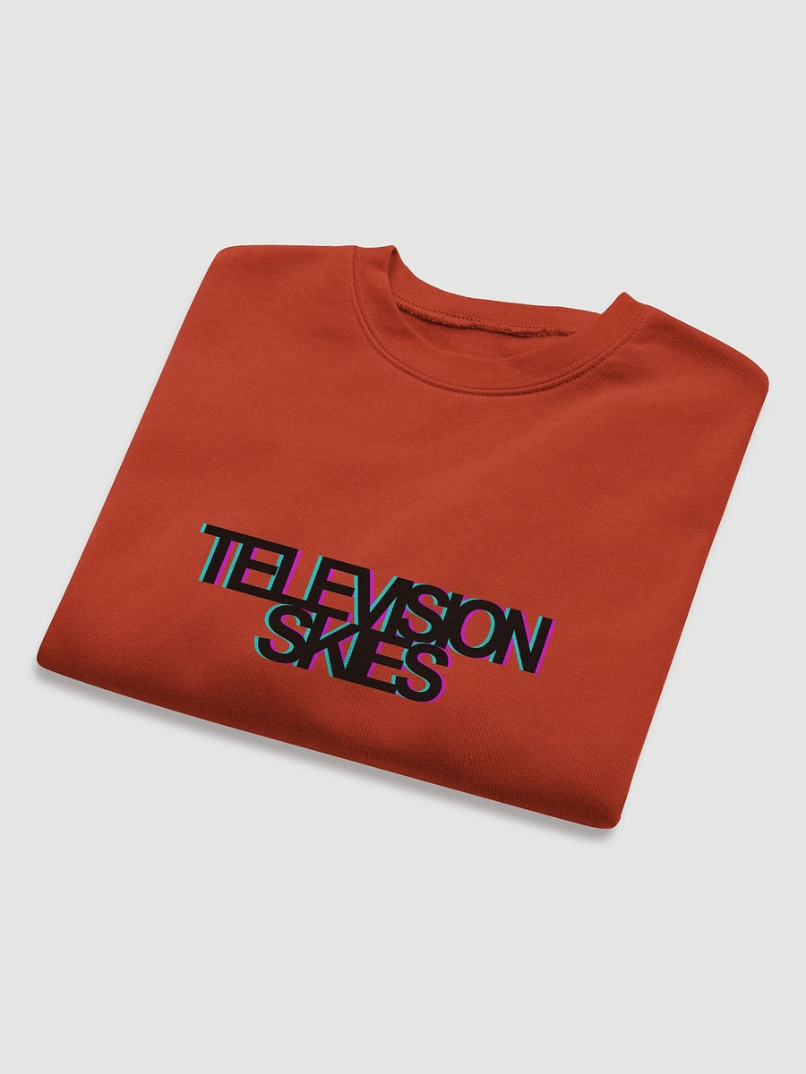 GLITCHY TELEVISION SKIES CROP SWEATER product image (19)