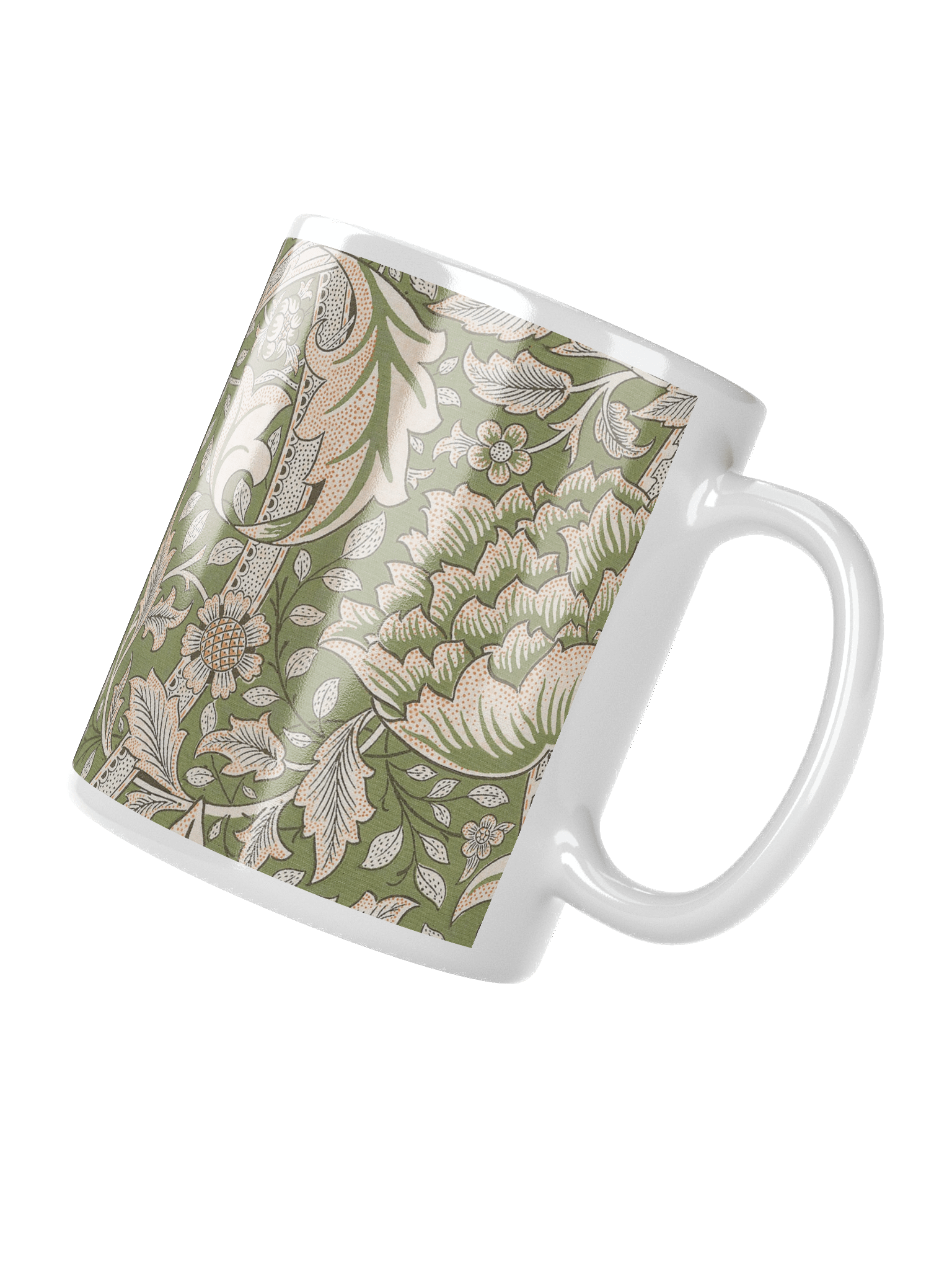 Vintage Green Glossy Mug product image (3)