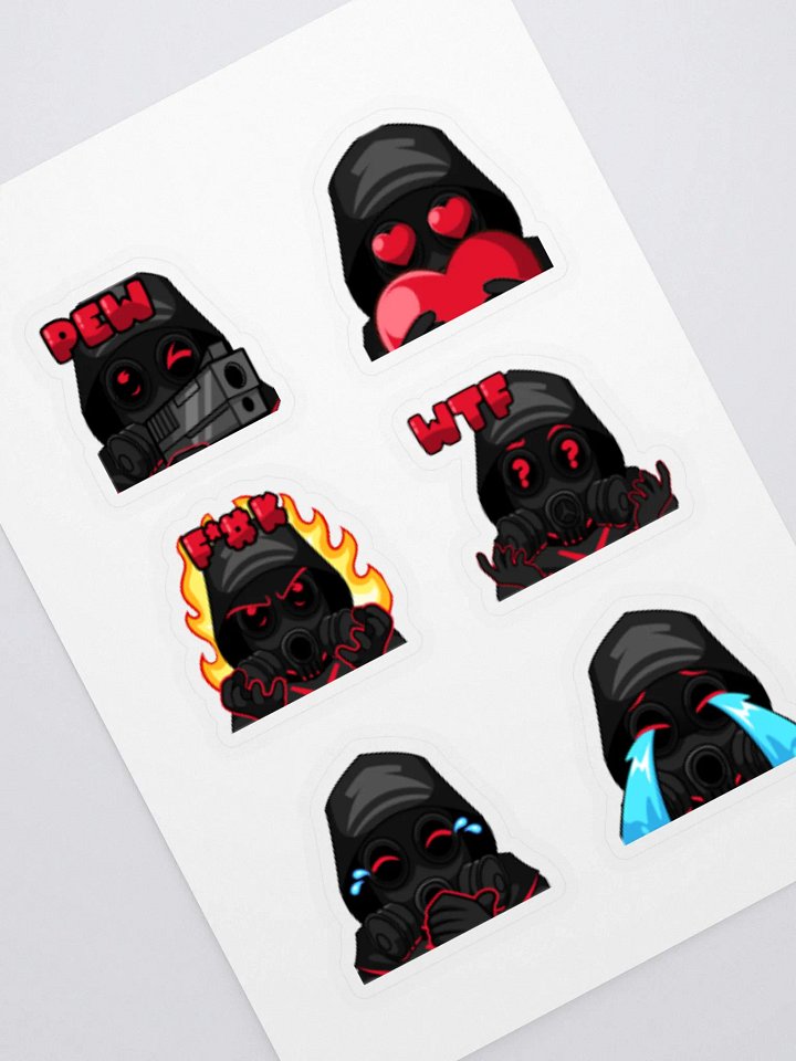 Emote Stickers Set 1 product image (1)