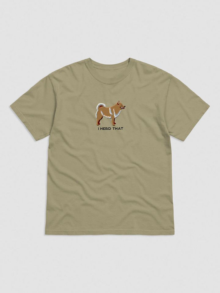 I Herd That T-Shirt(Embroidered) of a Schipperke(Tan) product image (9)